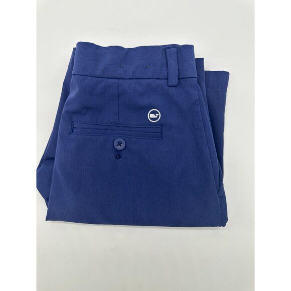 Vineyard Vines Kids Performance Shorts Sz 10 Zip Up & Pockets Blue - Picture 4 of 6